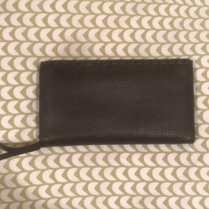 All Saints Kita Brown Leather Wallet